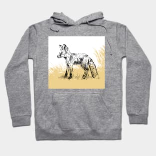 Fox print Hoodie